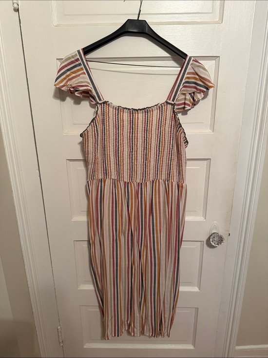 Sonoma Dresses & Skirts - Sonoma Multi-Stripe Smocked Midi Dress
